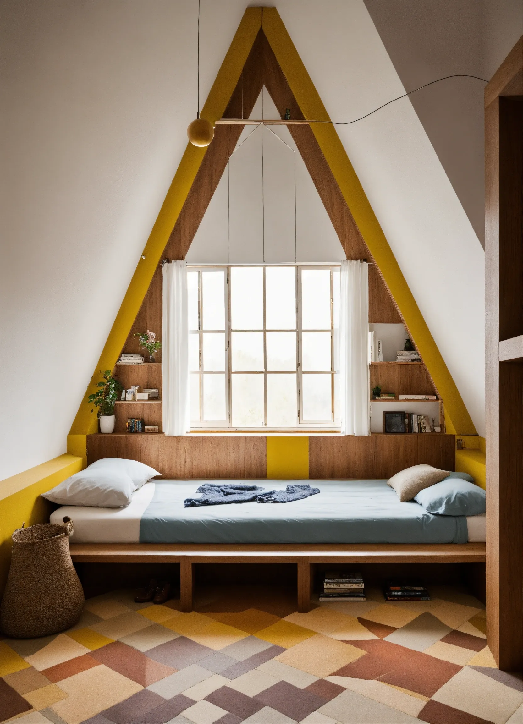 Wohnzimmer mit nachhaltigen Holzmöbeln